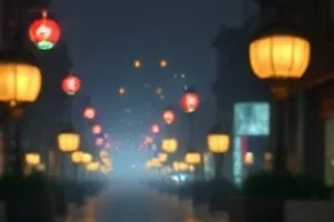 《南方来客》封面，雨棚下等候的旅人与行李箱