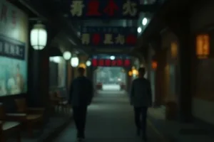 《长夜灯塔》封面，深夜灯塔光束扫过海面